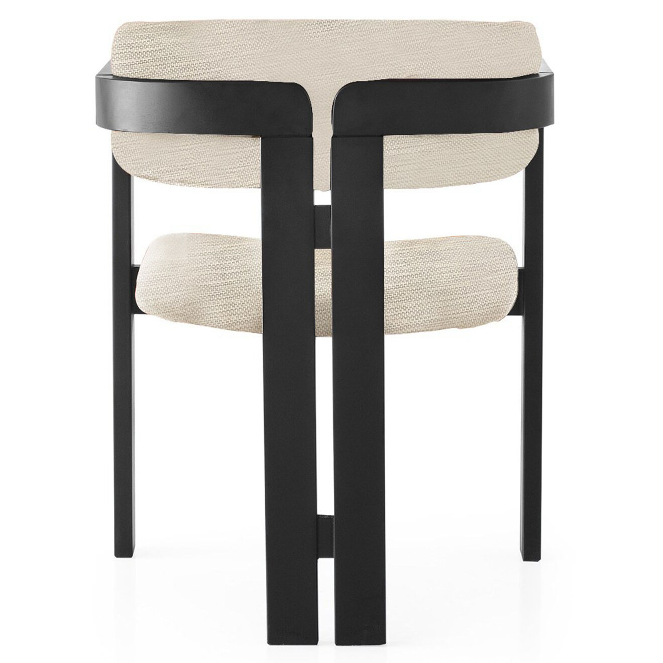 Homitis Chaise CO gris clair/noir - 58x76x49 cm