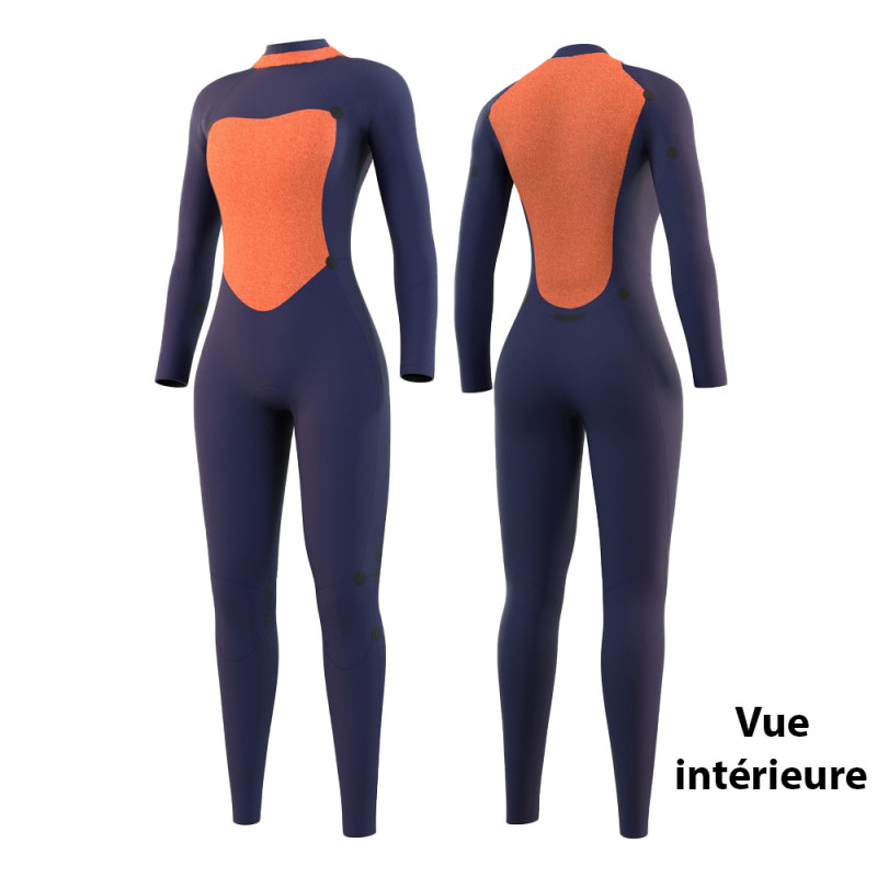Combinaison Femme Mystic Star 3/2 mm Backzip Noir