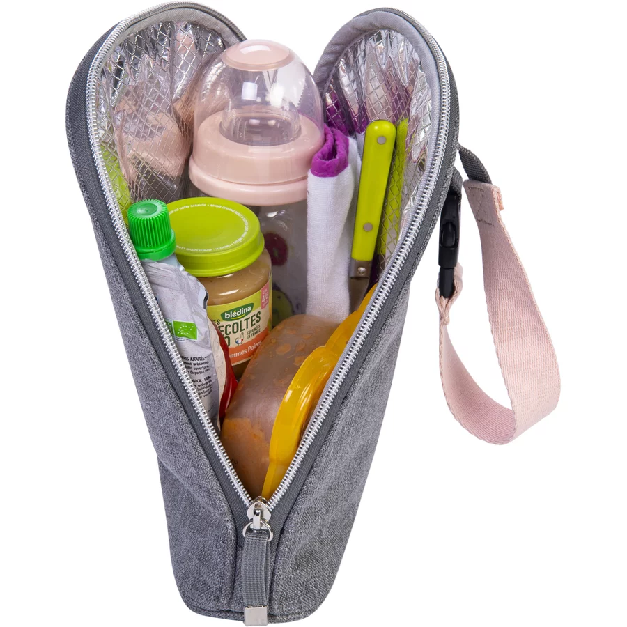 BABY ON BOARD Wickeltasche Urban Classic Grau