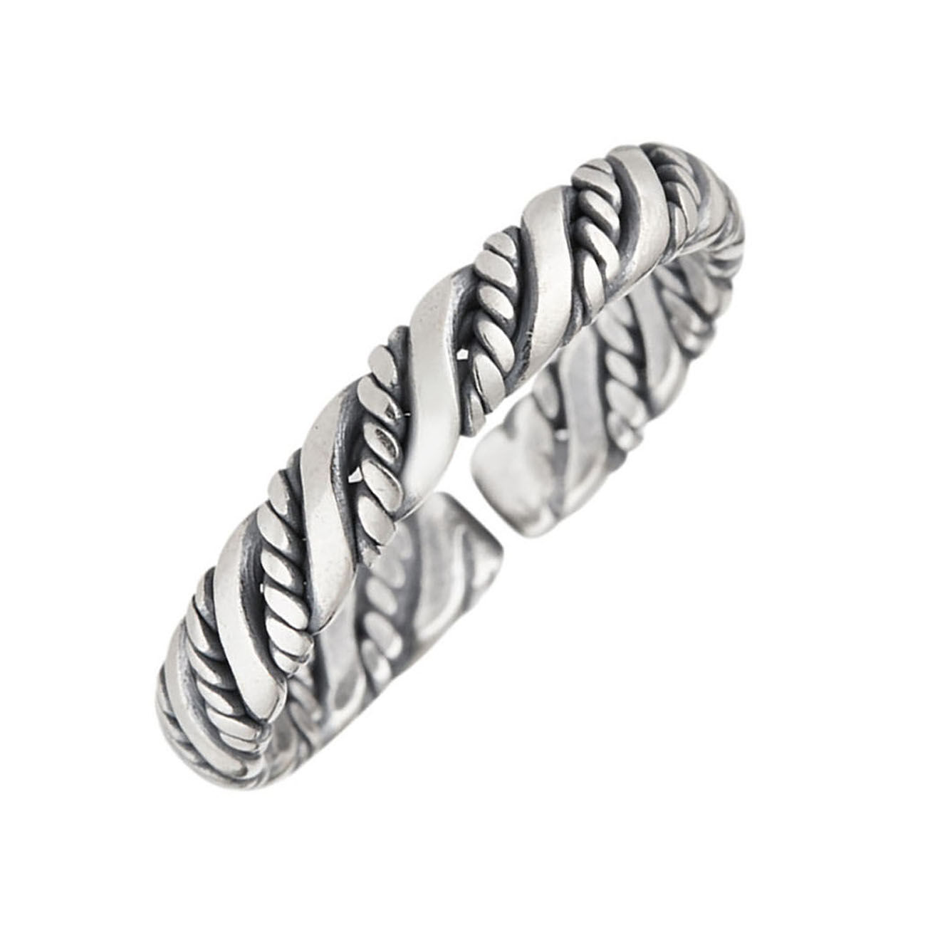 Jacobson Bague ajustable Aldo en Argent