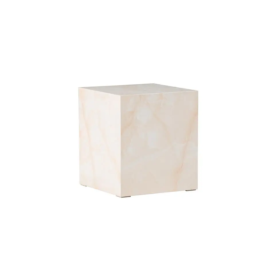 Salontafel Vierkant - Beige MDF - 40x40x45cm - York