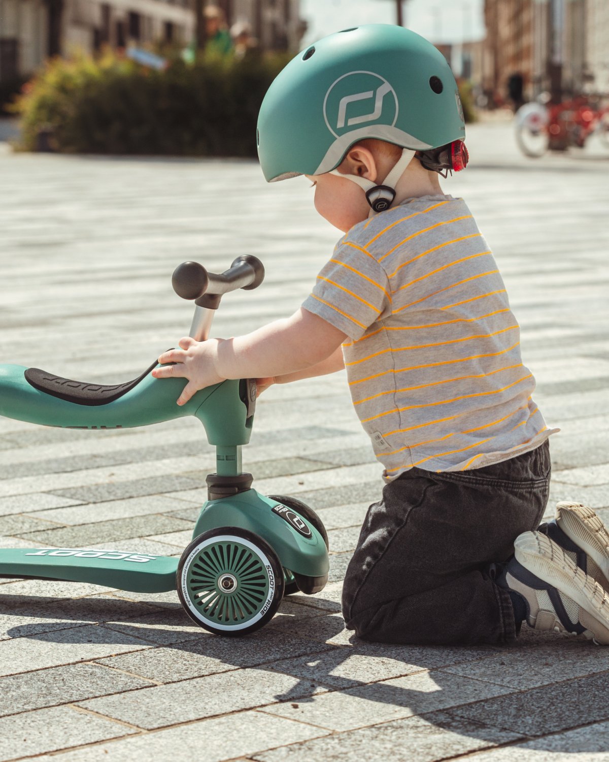 Hjelm Scoot & Ride – Justerbar Hjelm Barn 1-4 år