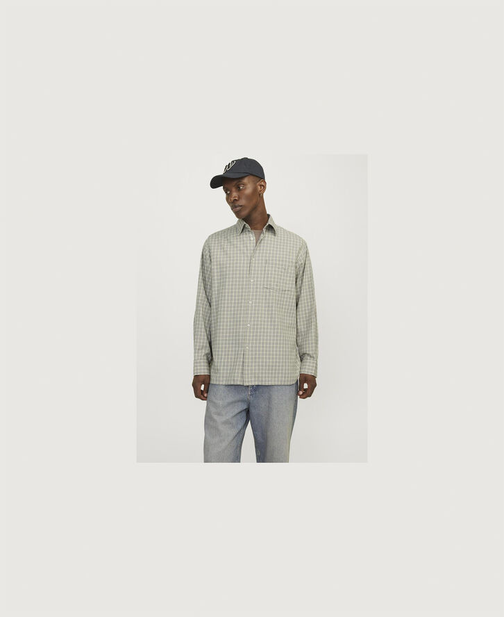 Jack & Jones JORROBB CHECK SHIRT LS LN Moonbeam