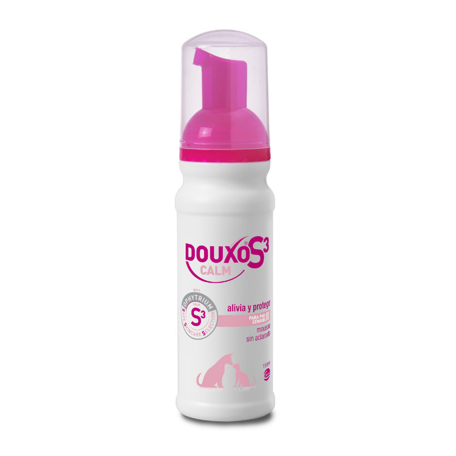 Mousse Calmante Douxo S3 para Pele Sensível de Animais de Estimação
