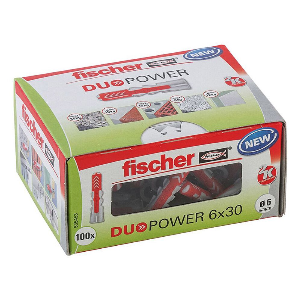 UNIVERSALPLUGG FISCHER DUOPOWER 6X30 LD 100STK