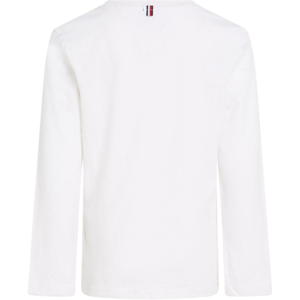Køb Tommy Hilfiger Boys Basic CN Bluse Bright White