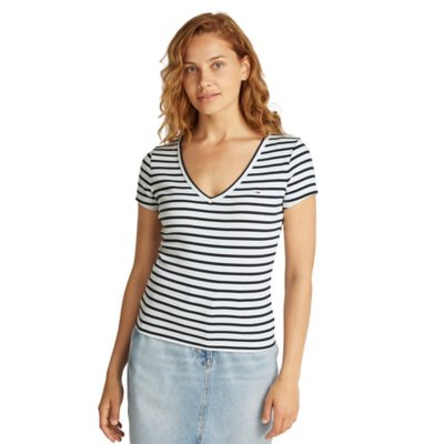 Tee-shirt à manches courtes femme Slim Essential TOMMY HILFIGER