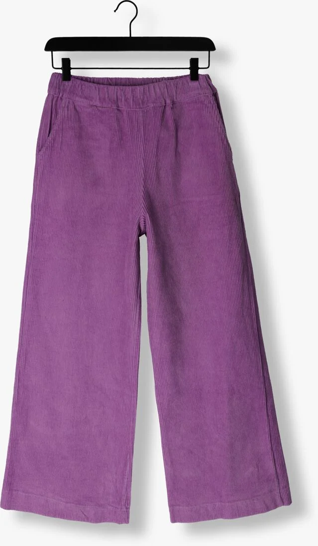 CIRCLE OF TRUST paarse circle of trust pantalon lois wide leg rib