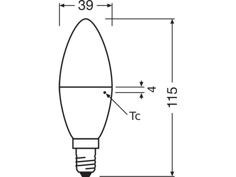 OSRAM LED PCR LAMPS WITH CLASSIC B 7.5W, E14, Neutralweiss LED Lampen, klassische B Kolbenform aus recyceltem Plastik