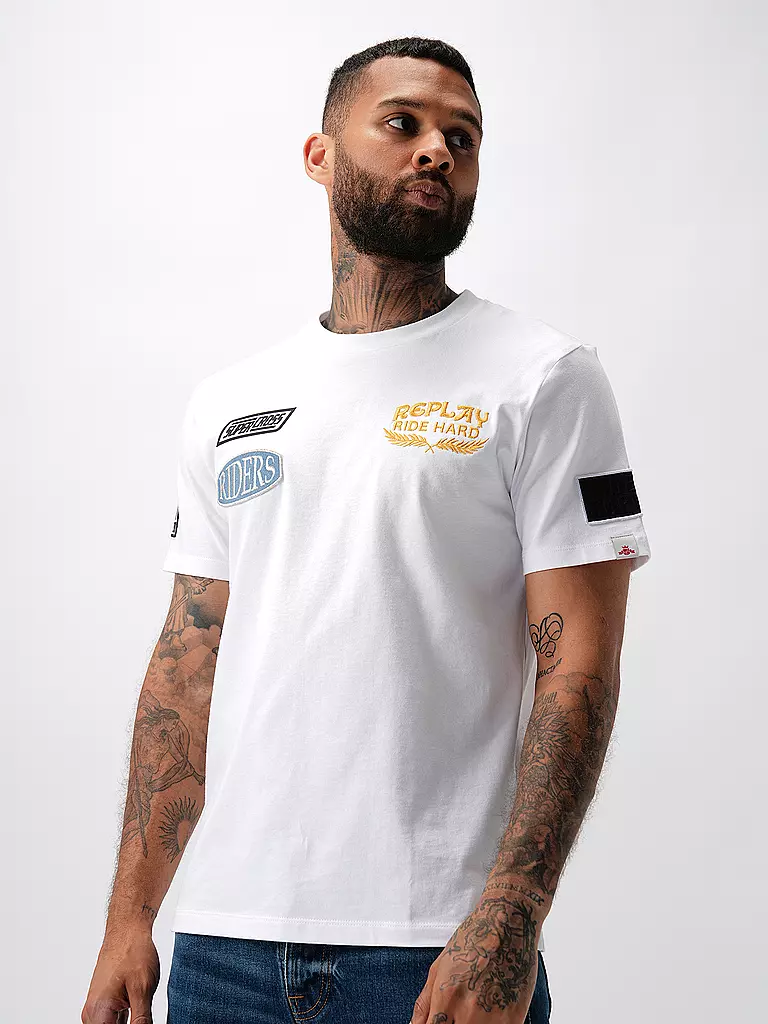 REPLAY T-Shirt  weiss