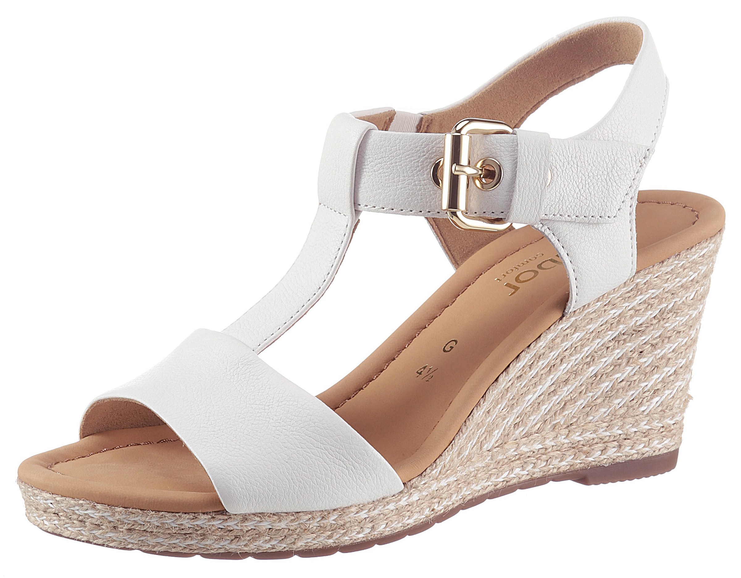 Gabor Sandalette »MILANO«  , Blockabsatz, Sommerschuh, Sandale mit Absatz in Korkoptik