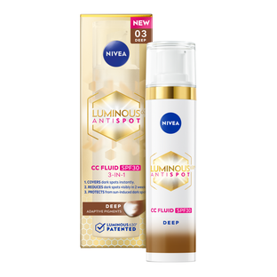 Nivea Luminous630 Antispot CC Fluid SPF30 - 03 Deep 40ML