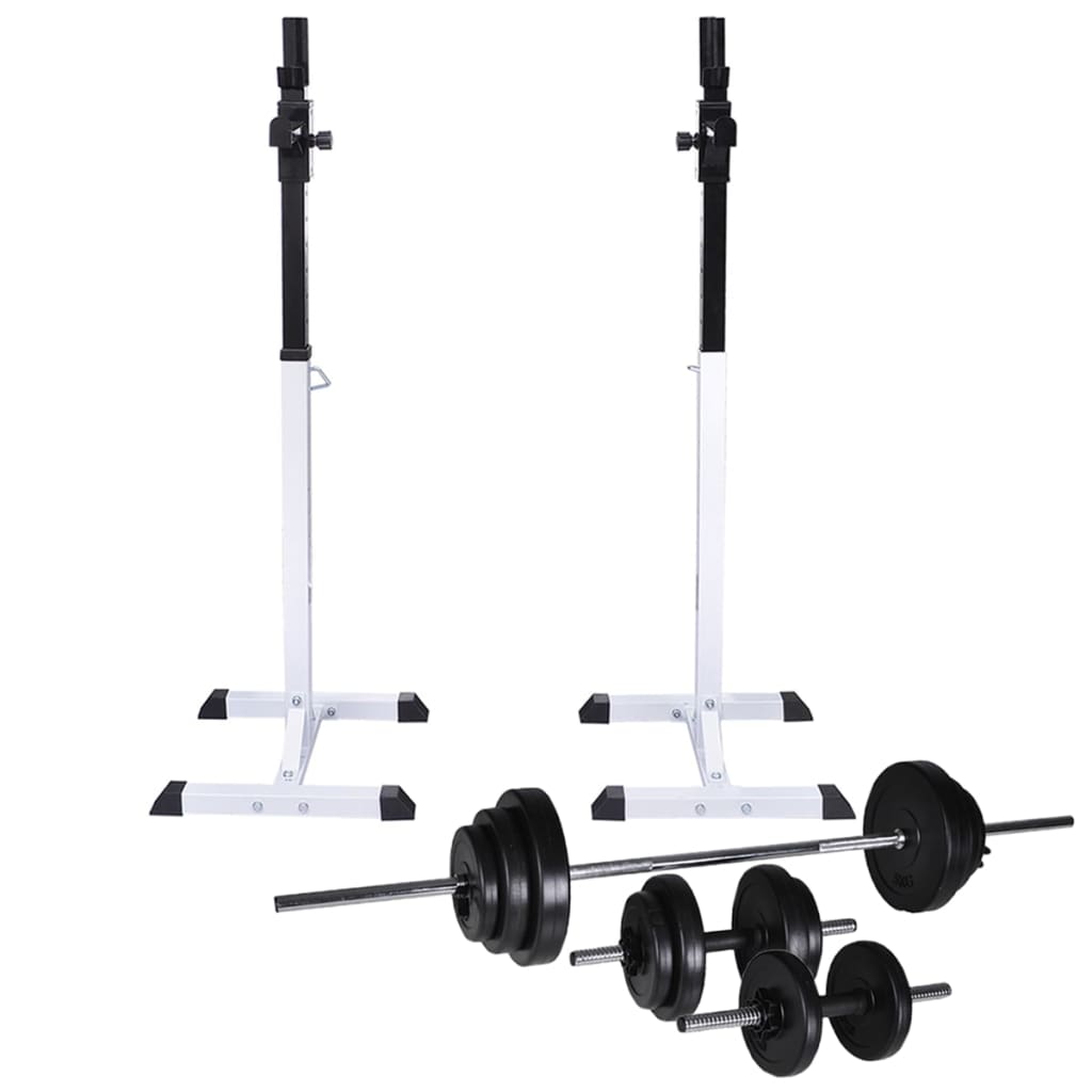 Suporte para barras de peso Vidaxl