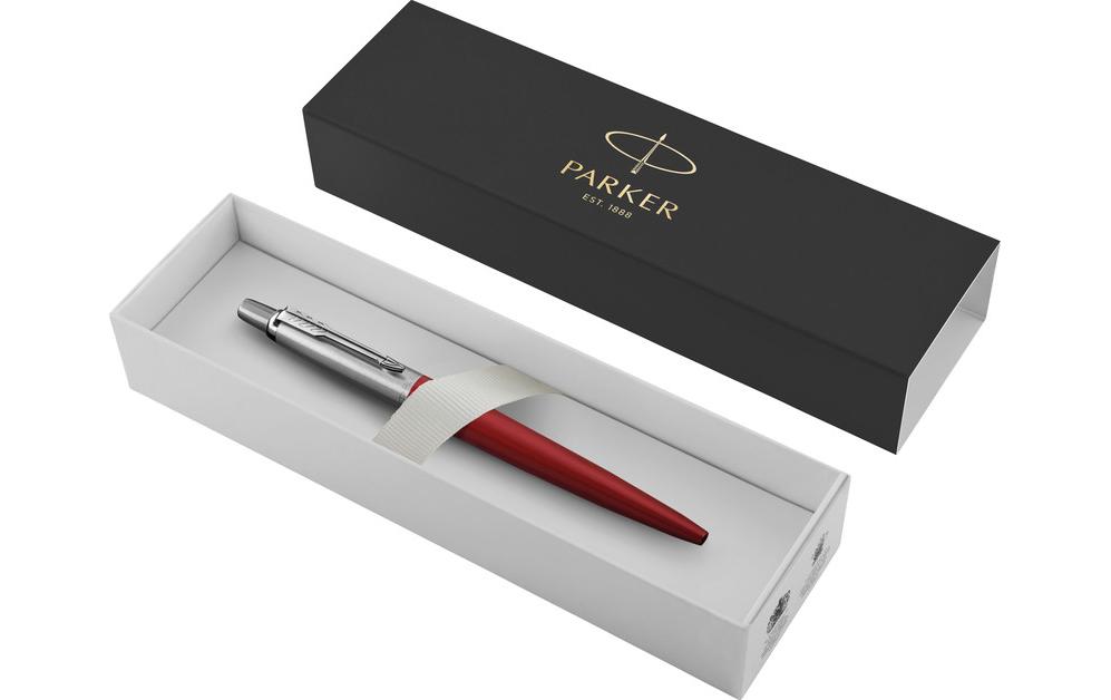 Kugelschreiber Jotter Core G.C. Medium (M), RotClip-on-Einziehkugelschreiber