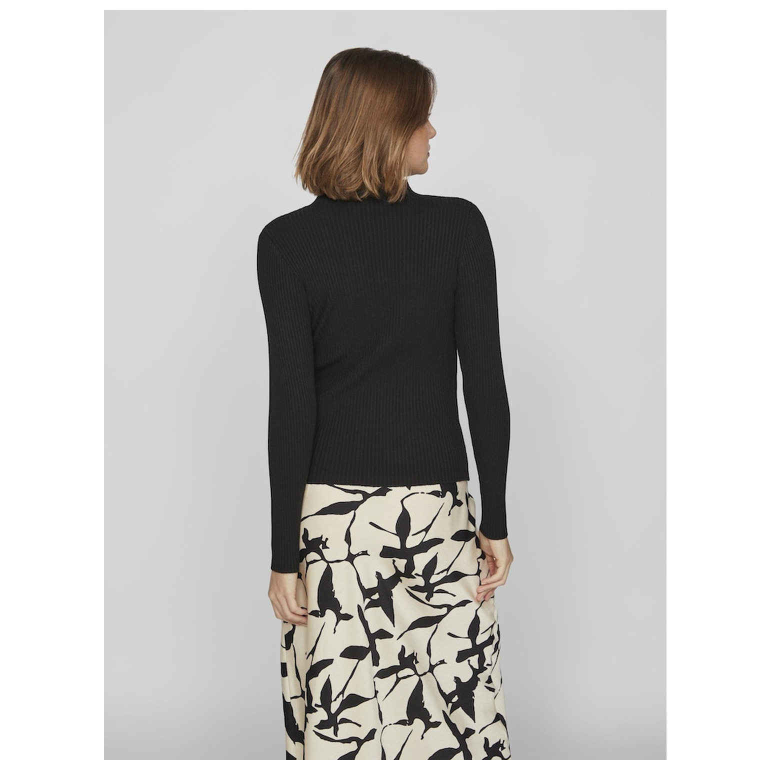 Vila VIOVANNI FUNNEL-NECK L/S KNIT