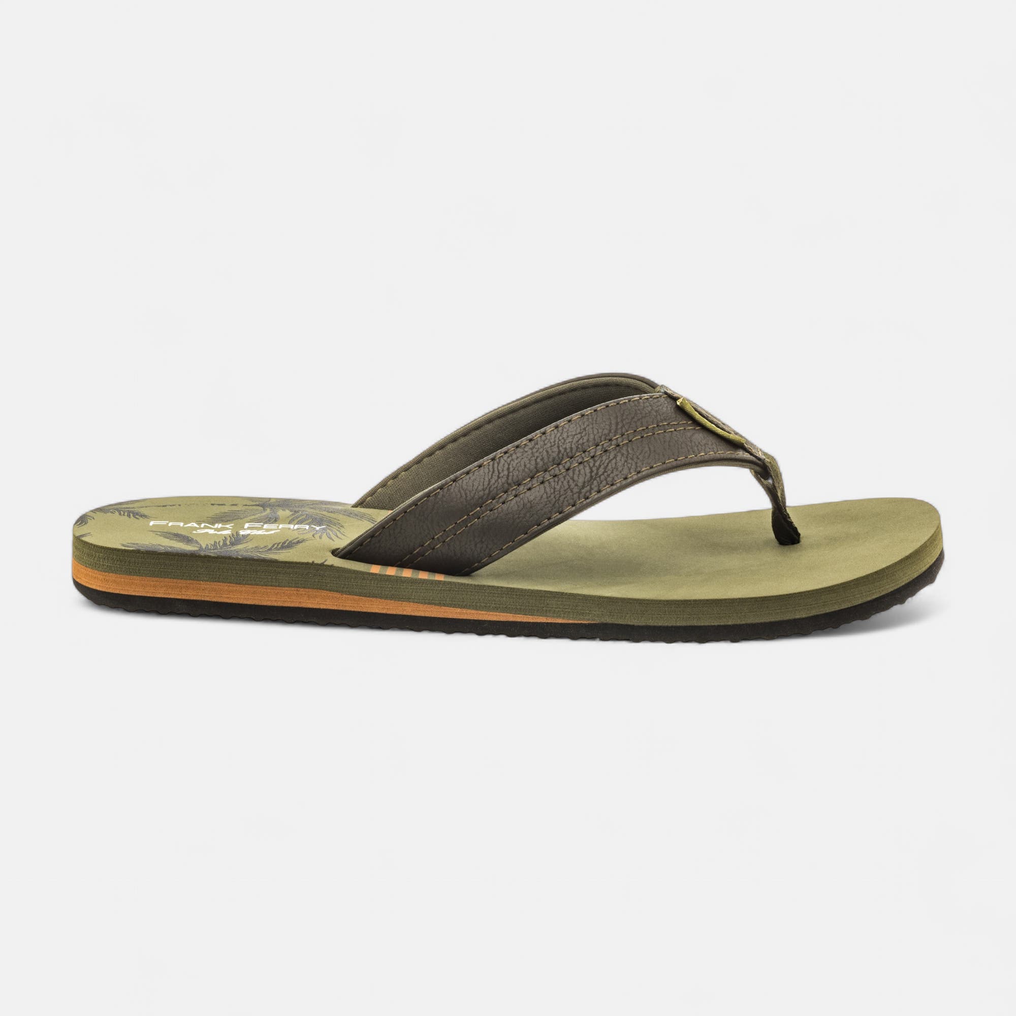 Claquettes de plage Homme kaki