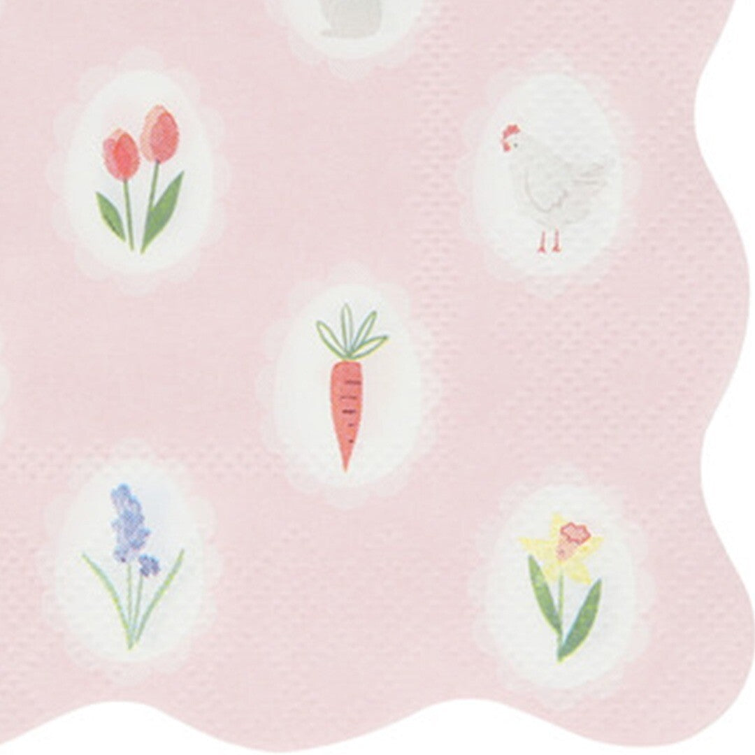 Meri meri servetten pasen - small - 16st