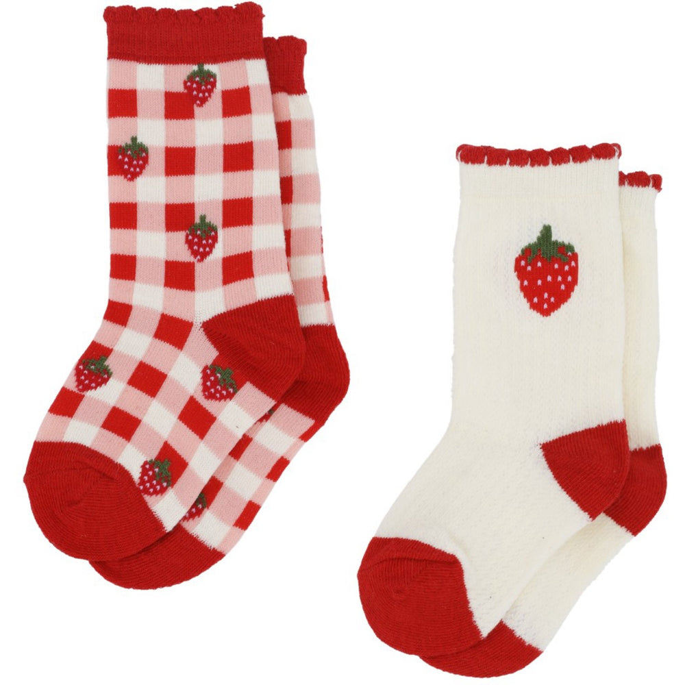 Køb Flöss Molly Check 2-pak Vibe Strømper