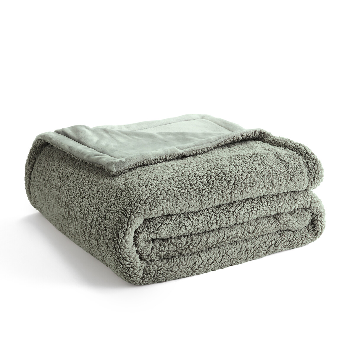 LA REDOUTE INTERIEURS<br>Colcha em lã e sherpa, Maxine