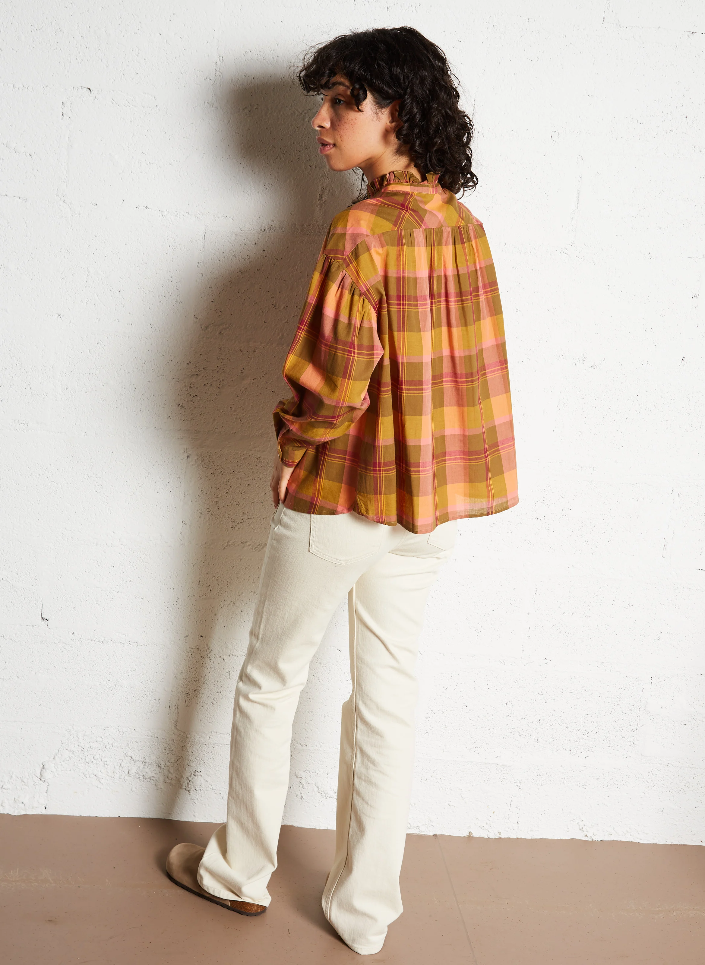 ROSS - Jean droit en coton mélangé | Beige