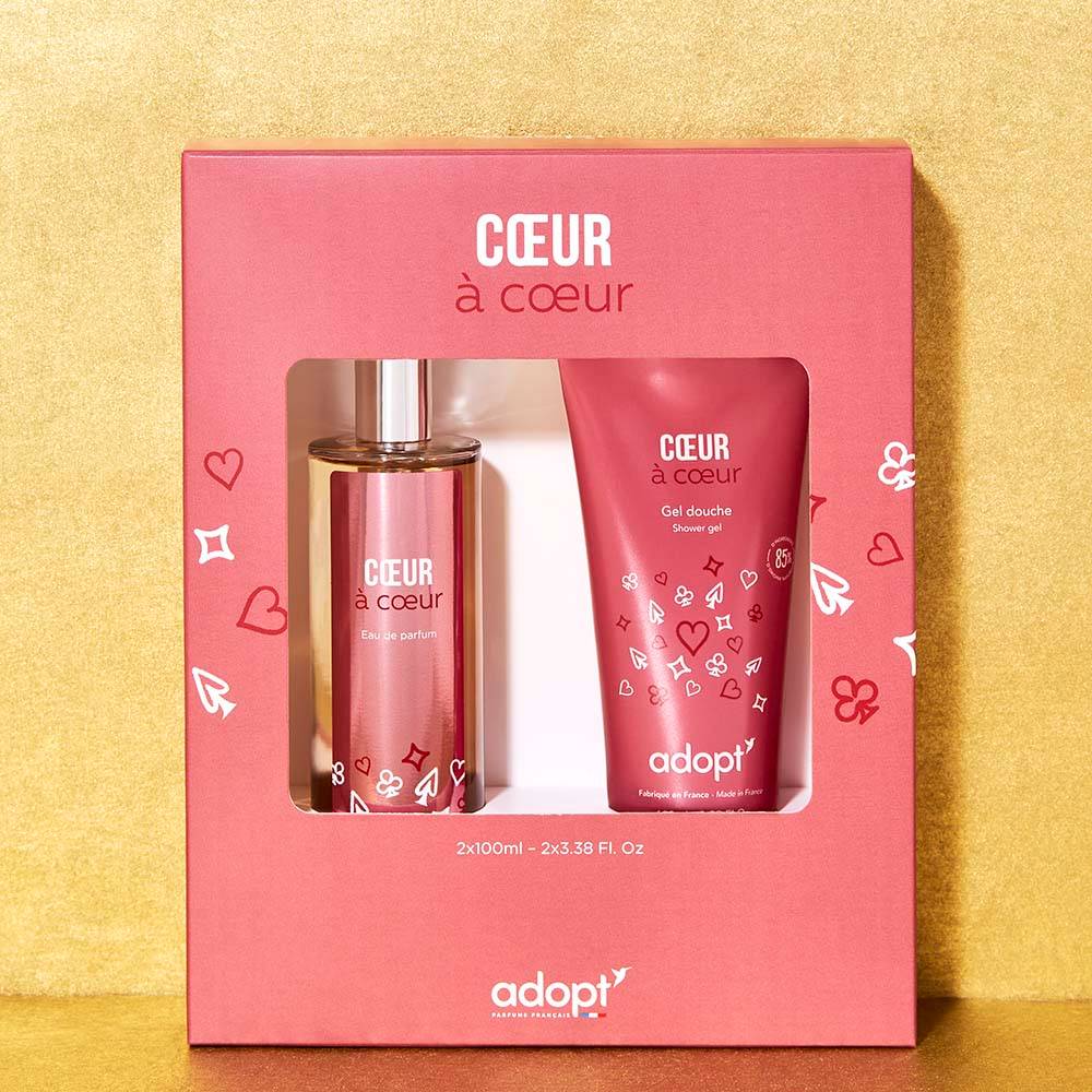 Cœur à cœur - Coffret eau de parfum 100ml + gel douche