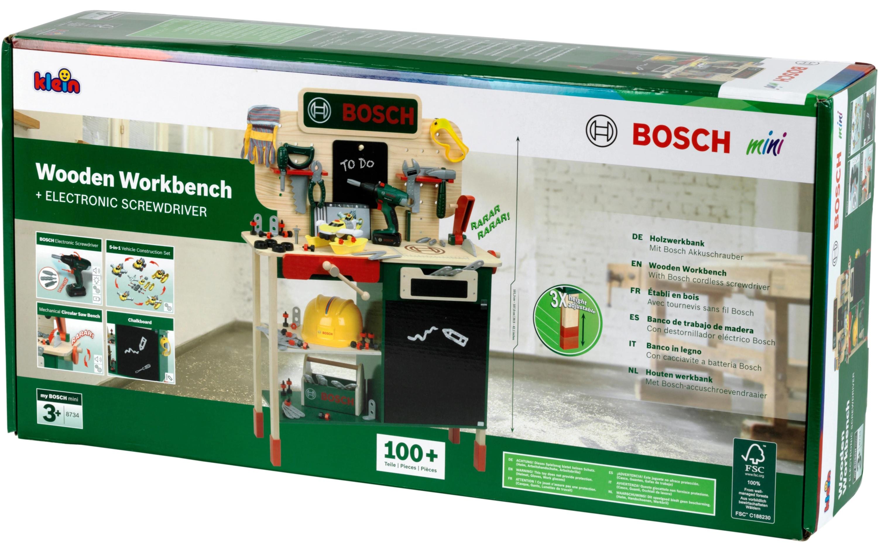 Handwerker Bosch Holzwerkbank<br>Zertifizierte Spielzeug-Werkstatt