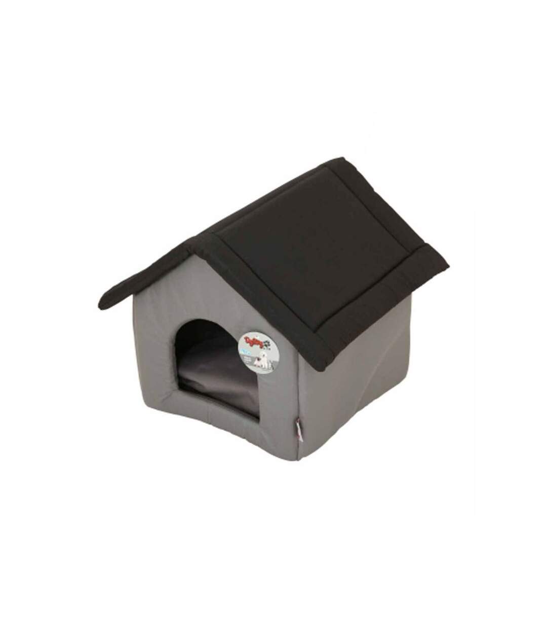 Paris Prix - Niche Pour Chien bicolore 47cm Noir
