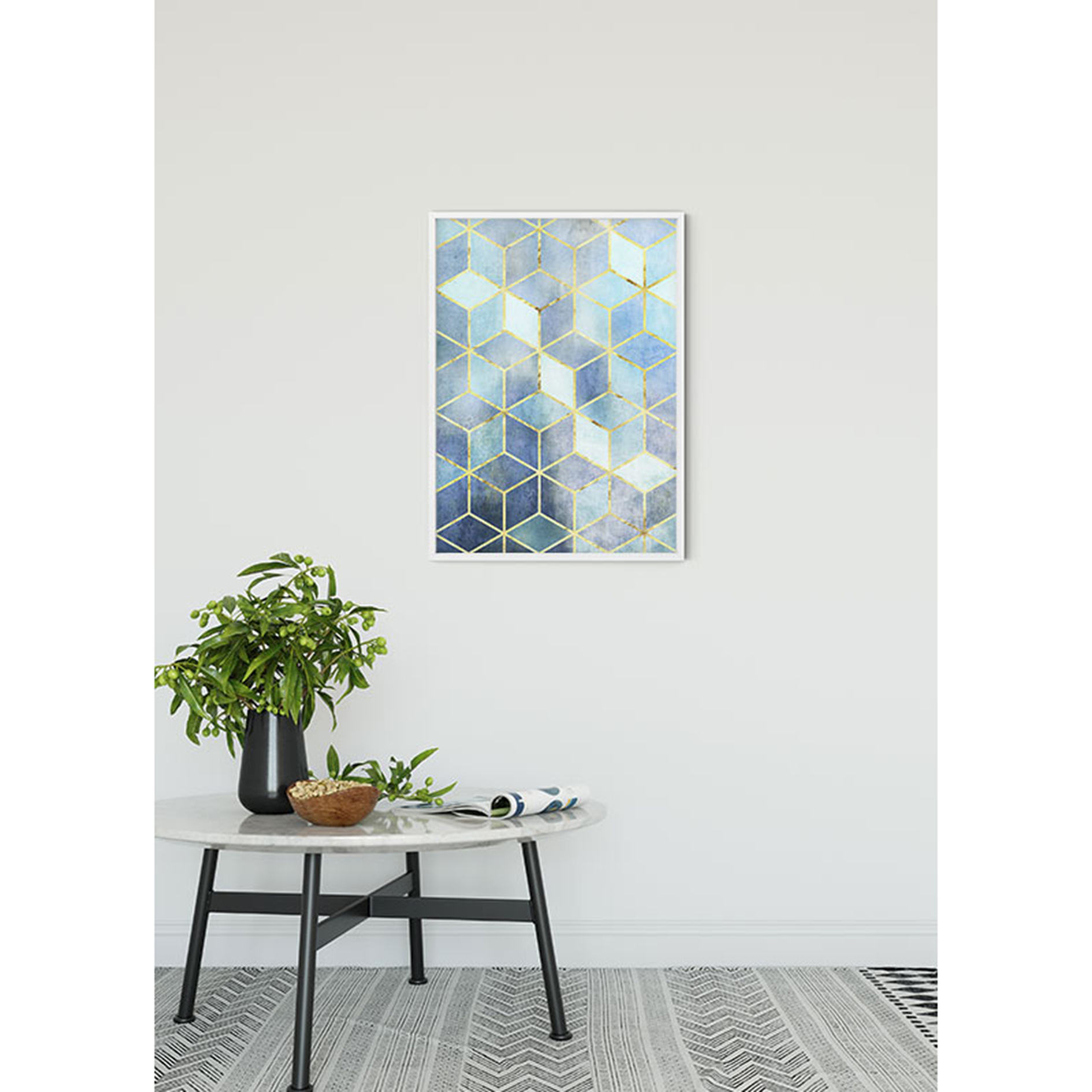 Wandbild MOSAIK AZZURO - 50x70 cm