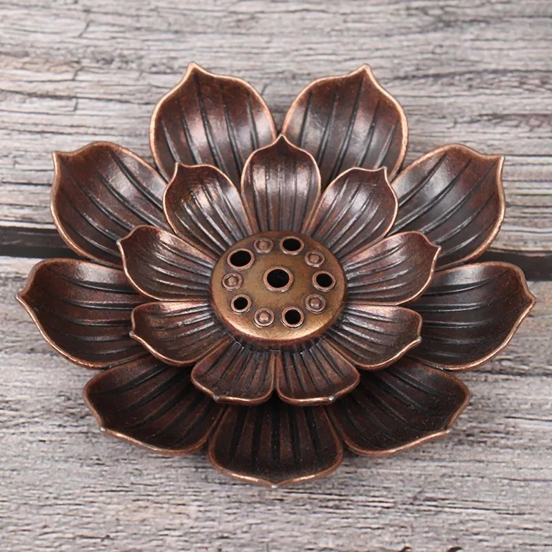 (Ø58mm) Räucherstäbchen Halter Home Deko Aschefänger - Lotusblume