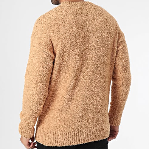 Pull Col Rond Camel