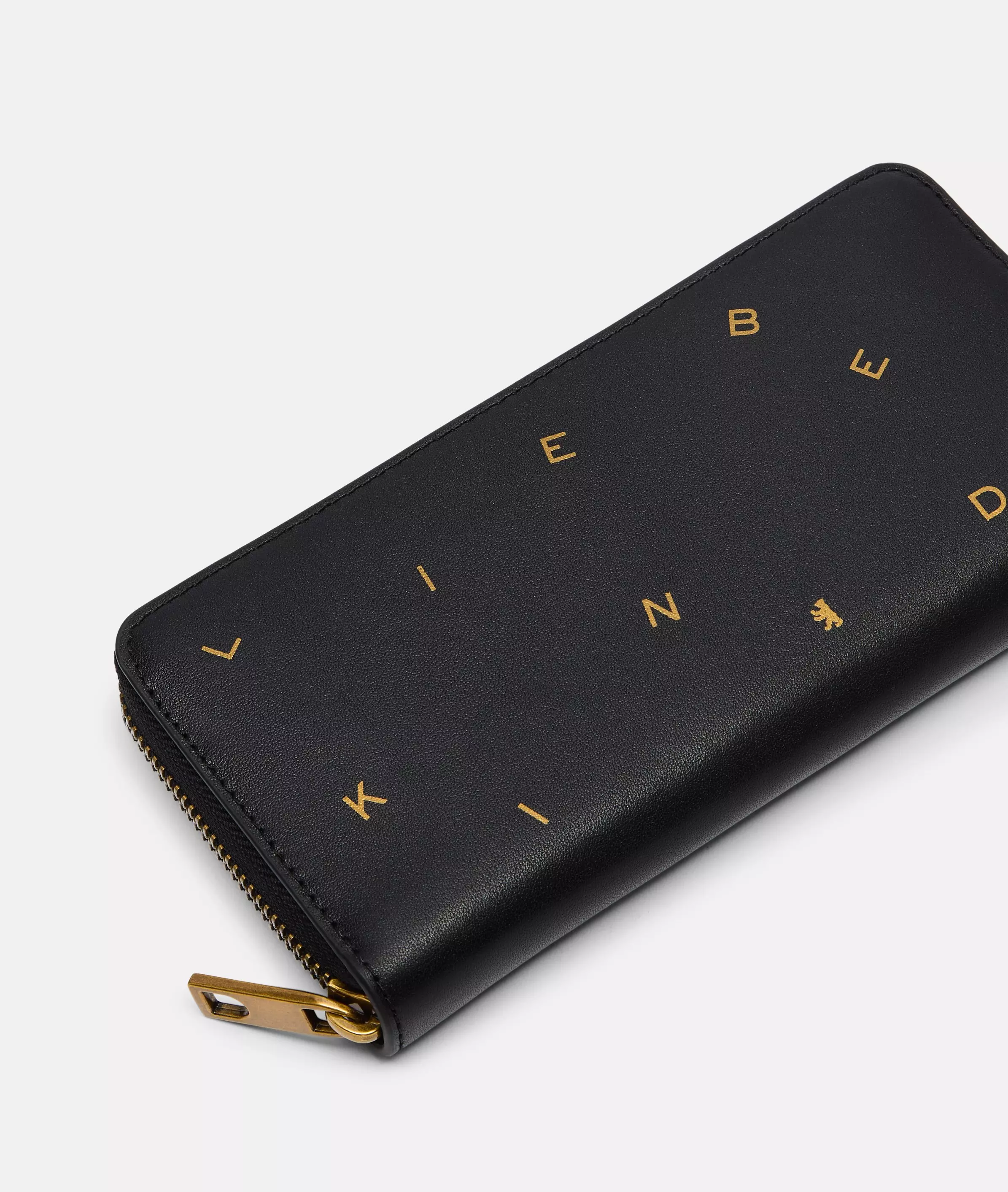 Wallet Leather purse with a press stud