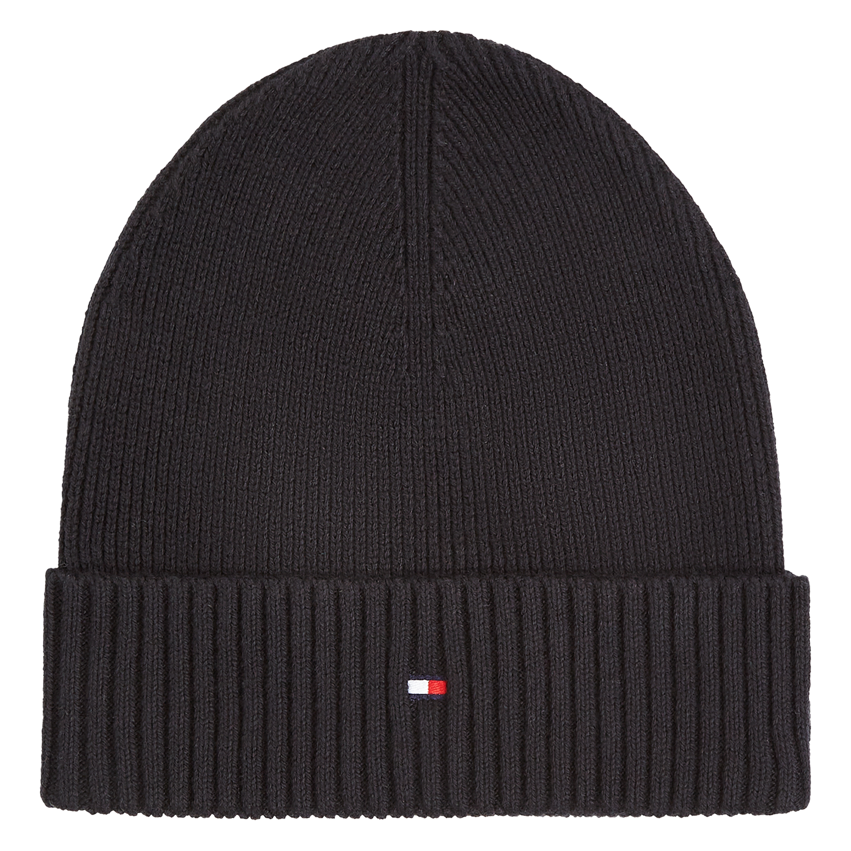 Bonnet en coton bio mélangé | Noir