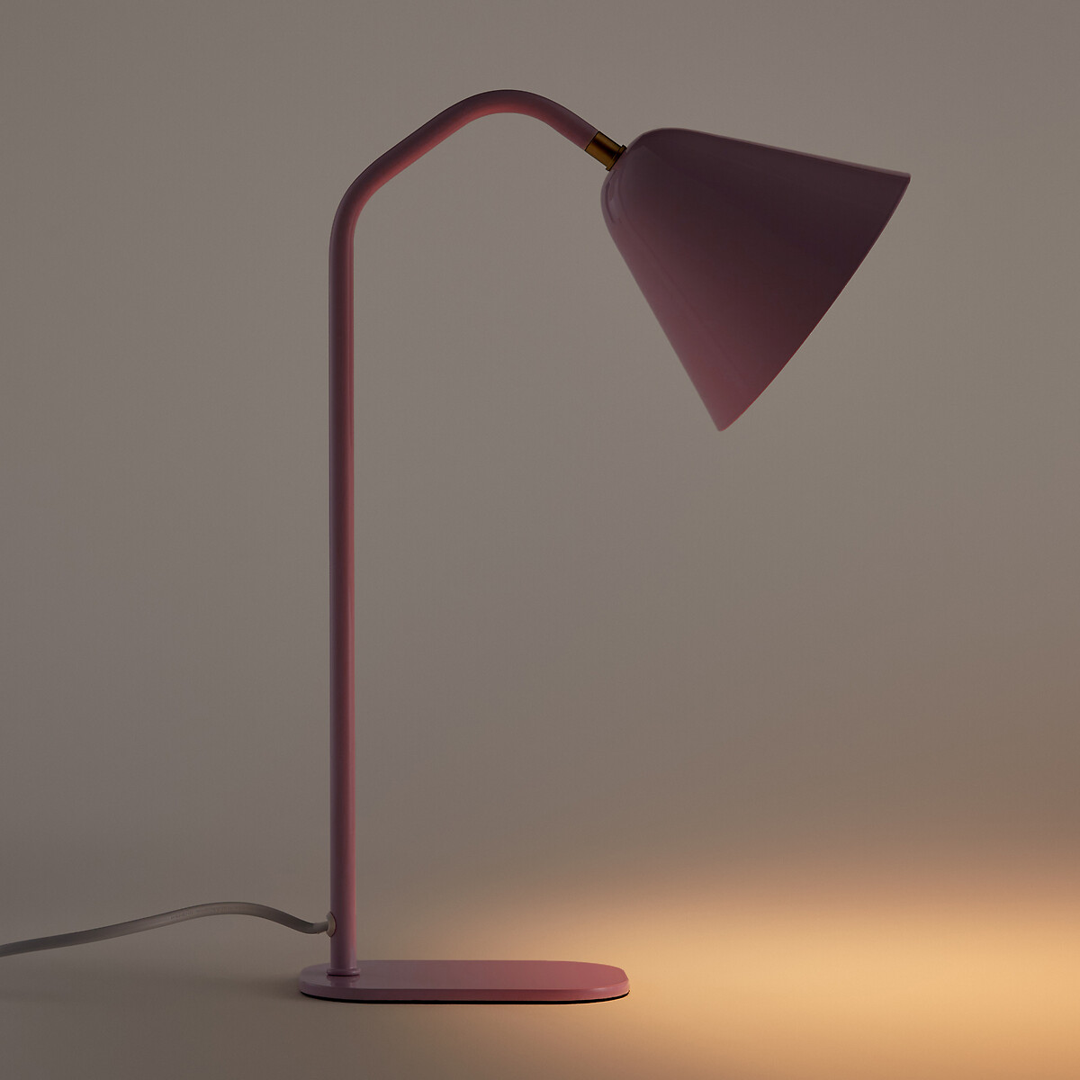 LA REDOUTE INTERIEURS<br>Candeeiro de mesa em ferro, Copita