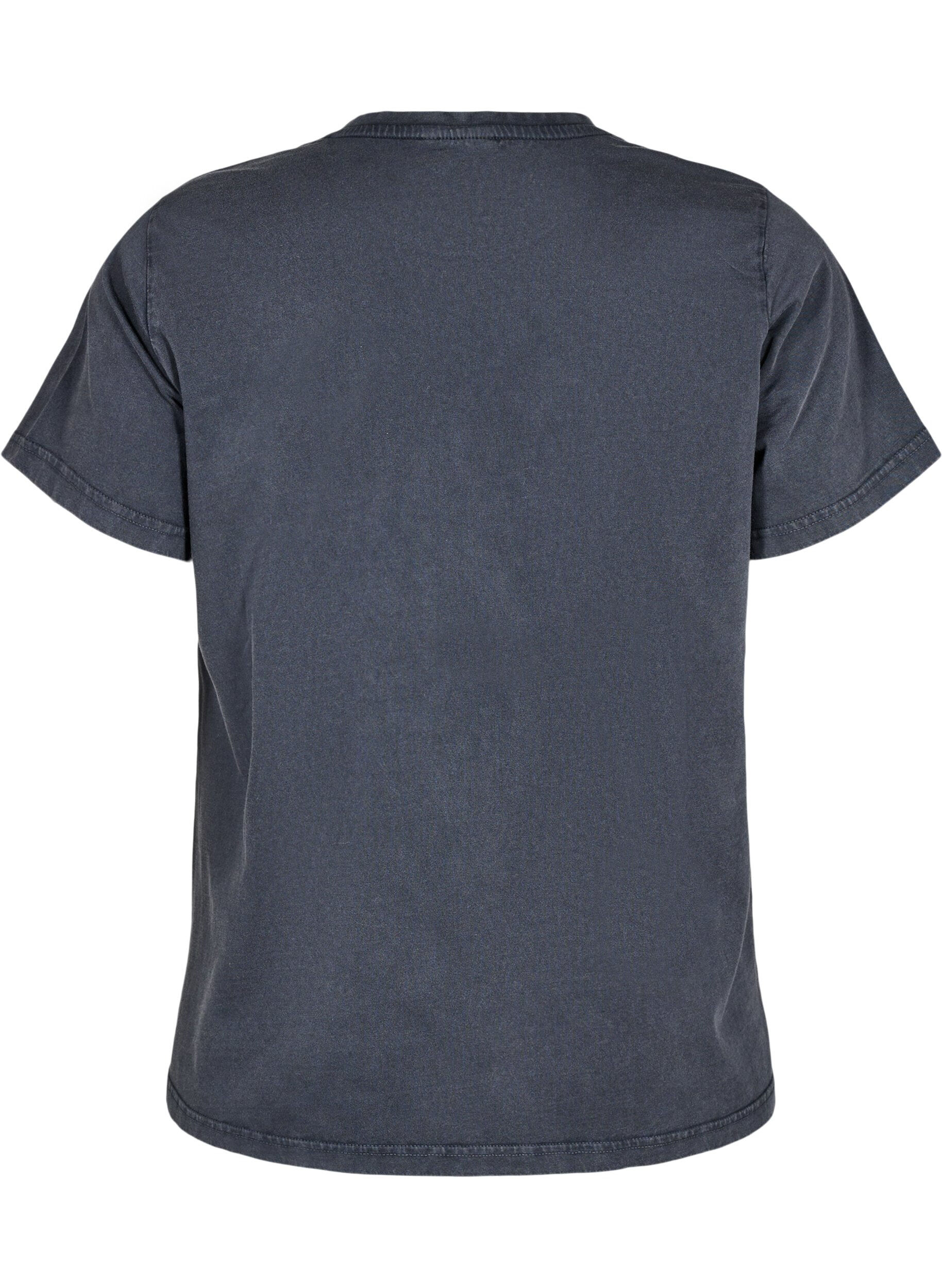 T-shirt i økologisk bomuld med print