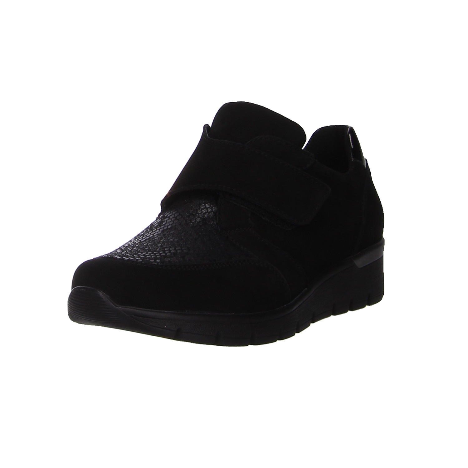 Waldläufer Klettschuhe schwarz schwarz