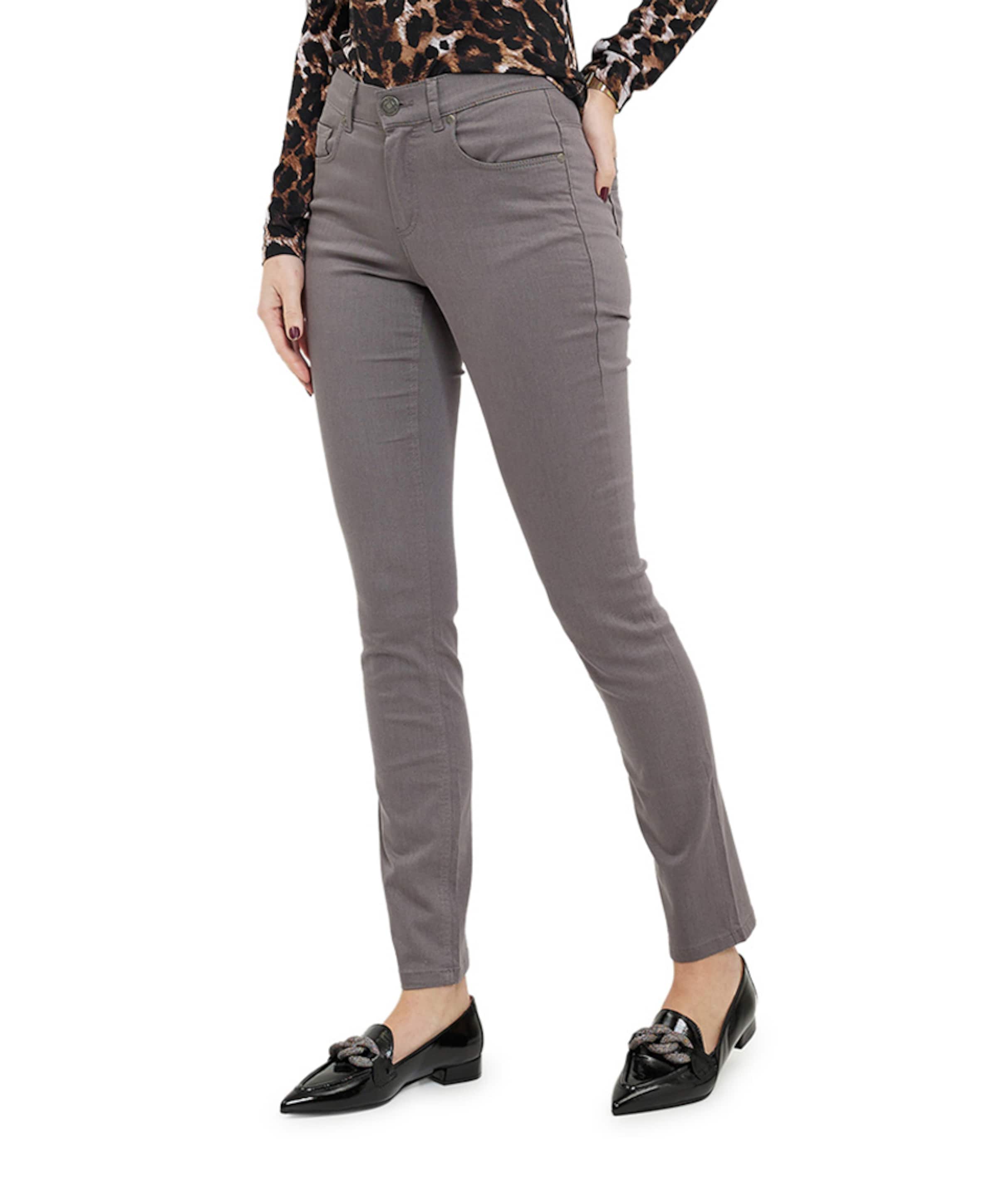 Enjoy 5 Pocket Super Stretch Lang dames broek grijs