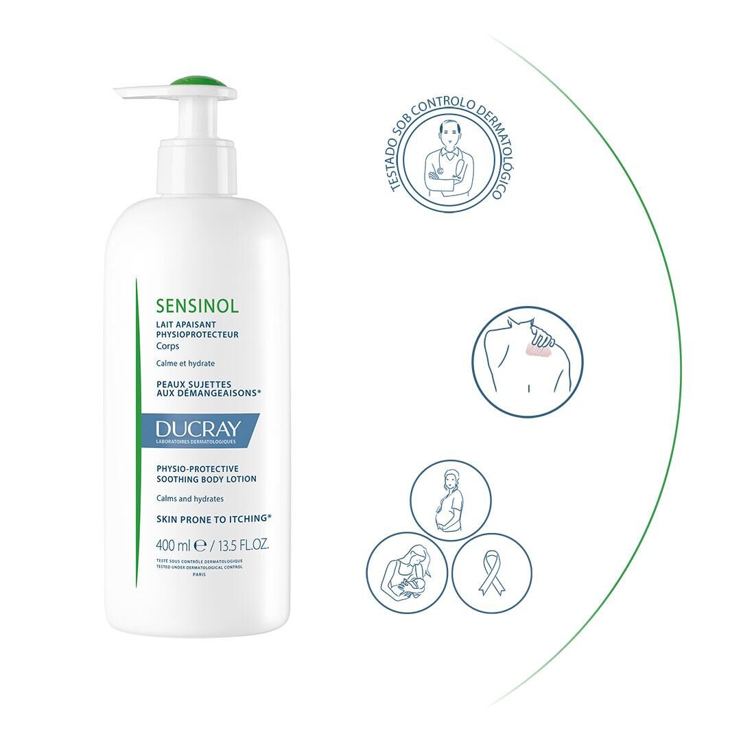 Ducray Sensinol Leite Calmante Fisioprotector 200ml - 400ml