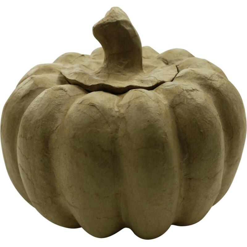 Boite citrouille 15x15x13cm - Kraft