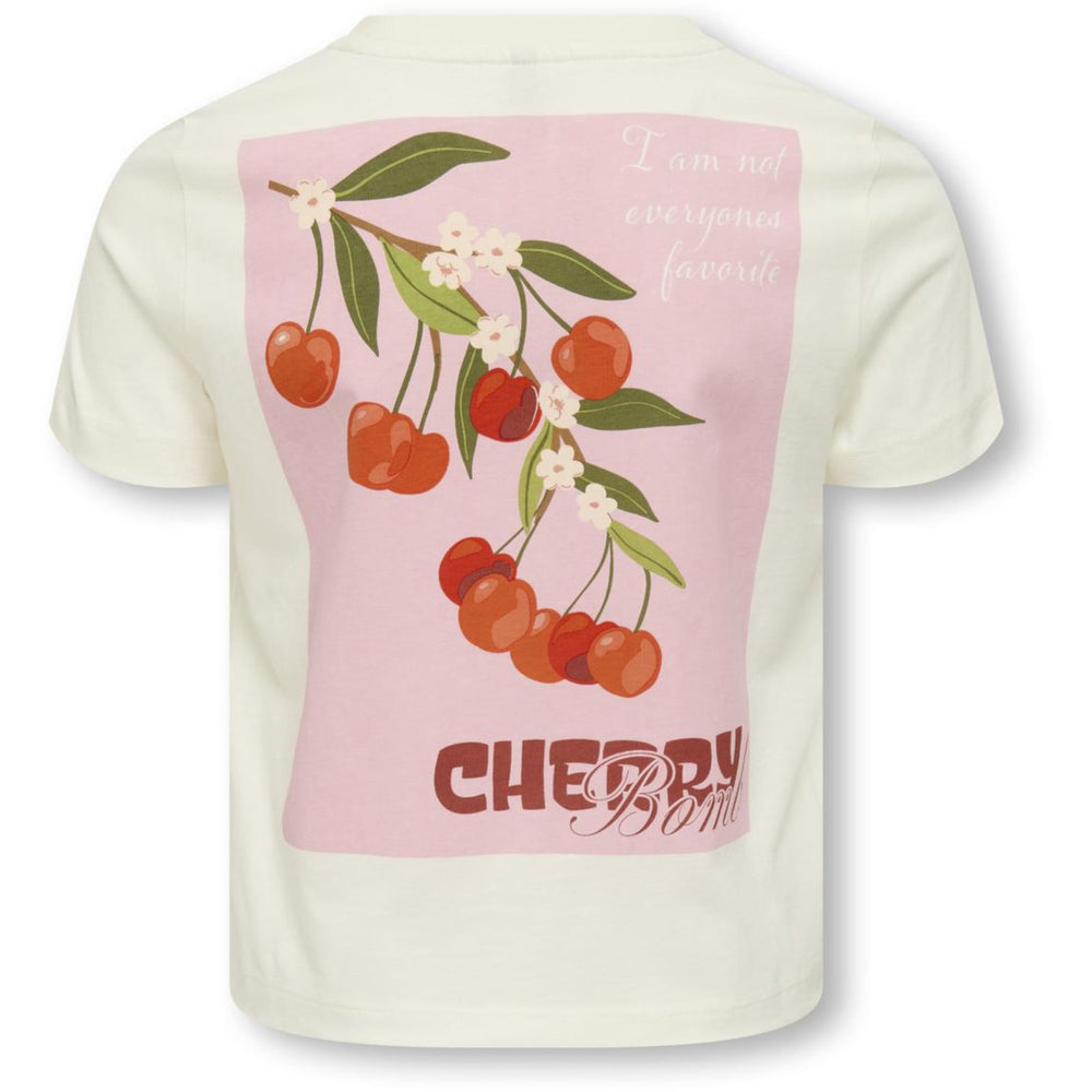 Køb kids ONLY Cloud Dancer Cherry Kogannbel-Sun Life S/S Kort Tee Cs Jrs
