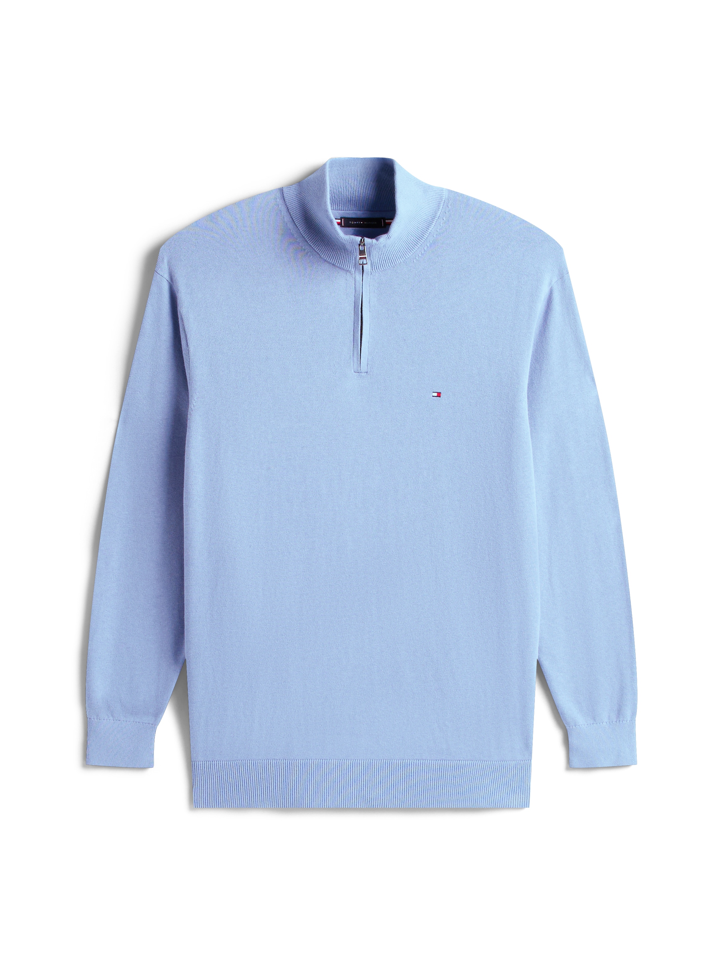 Tommy Hilfiger Big & Tall Troyer »BT-PIMA ORG CTN CASHMERE ZMOCK-B«, Grosse Grössen