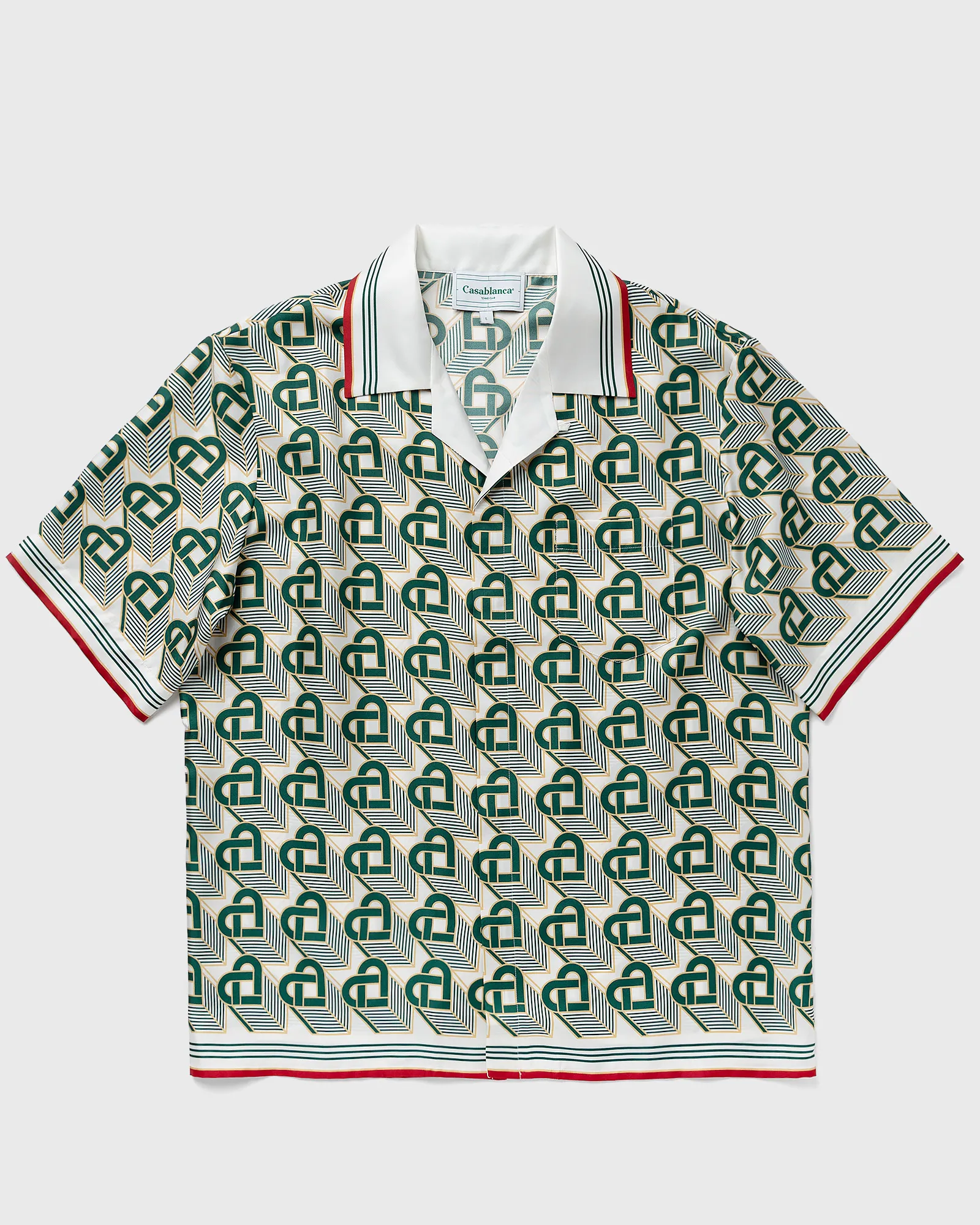 Casablanca CUBAN COLLAR SHORT SLEEVE SHIRT