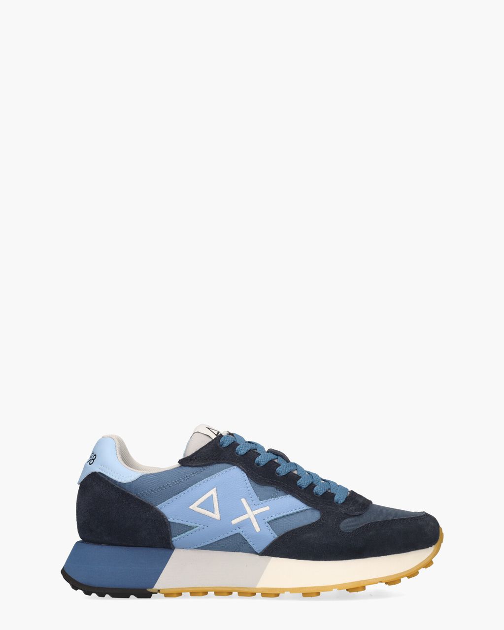 SUN68 Jaki 2.0 Bicolor Blauw Herensneakers