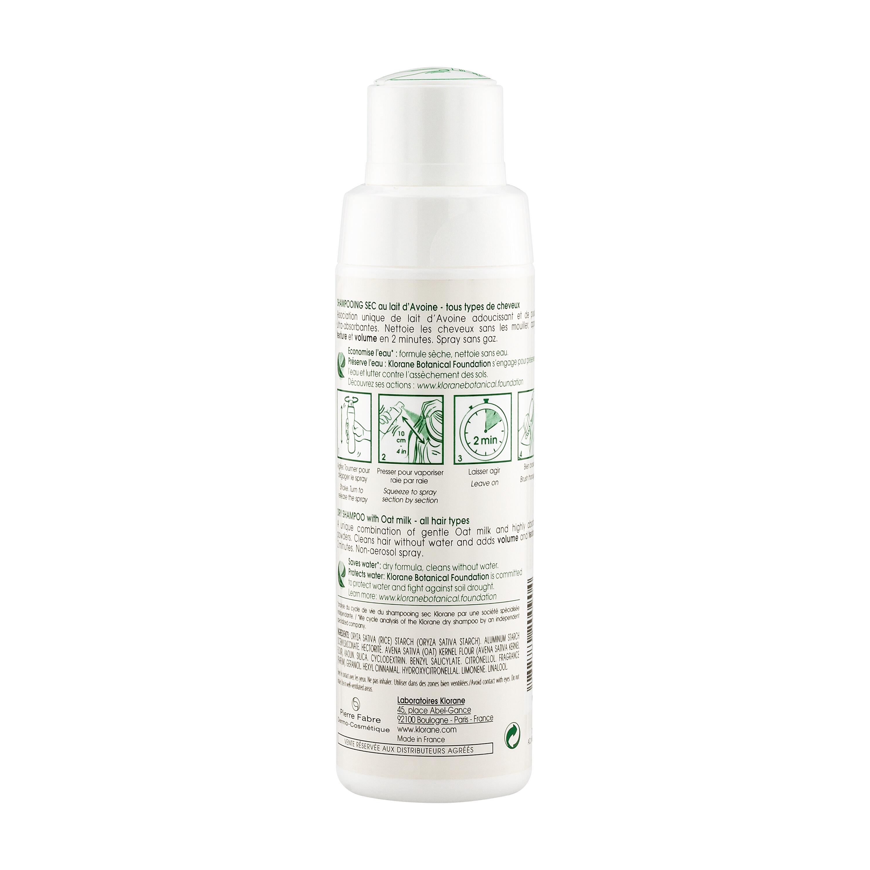 Klorane Trockenshampoo Pdr Hafermilch Puder 50 g