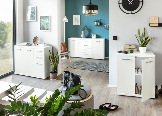 VOGL Möbelfabrik Sideboard »Sunny« mit 3 Türen und 2 Schubkästen
