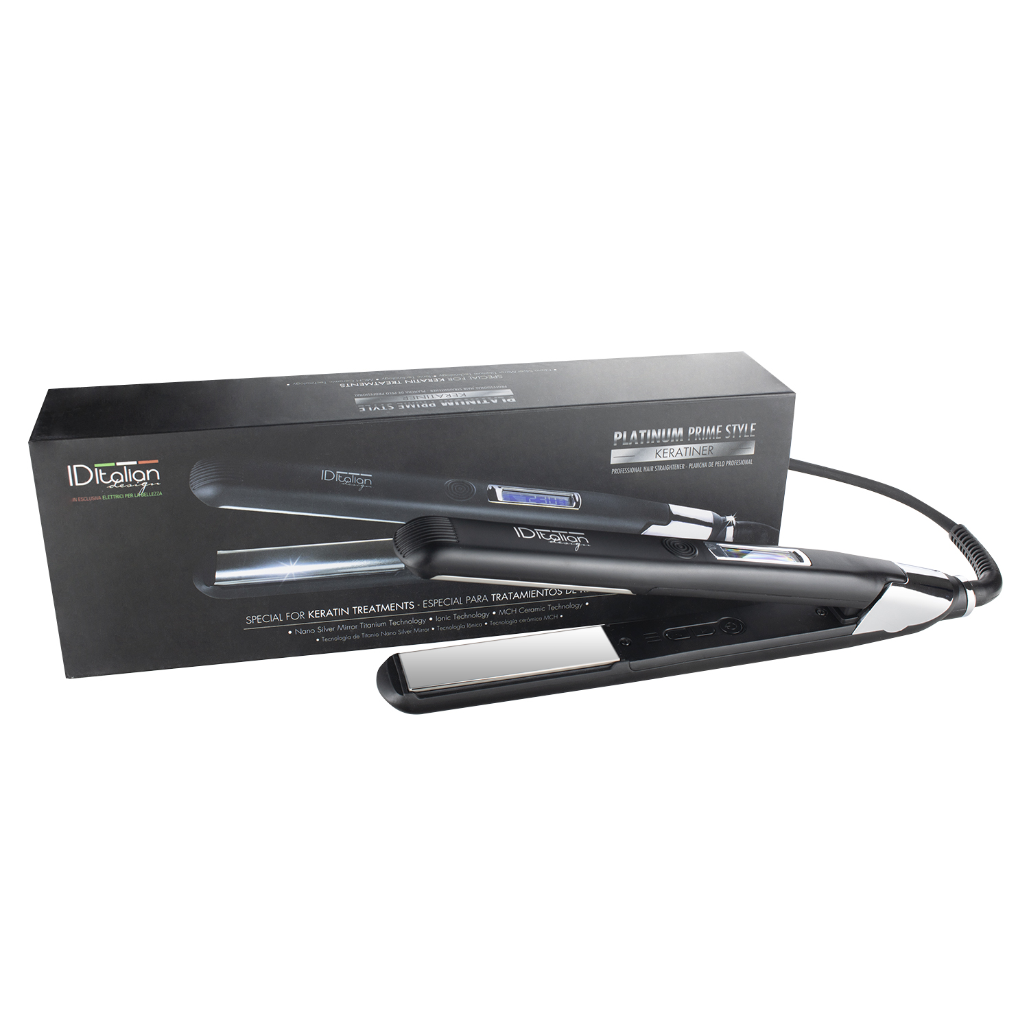 Italian Design Platinum Prime Style Keratiner Hair straightener