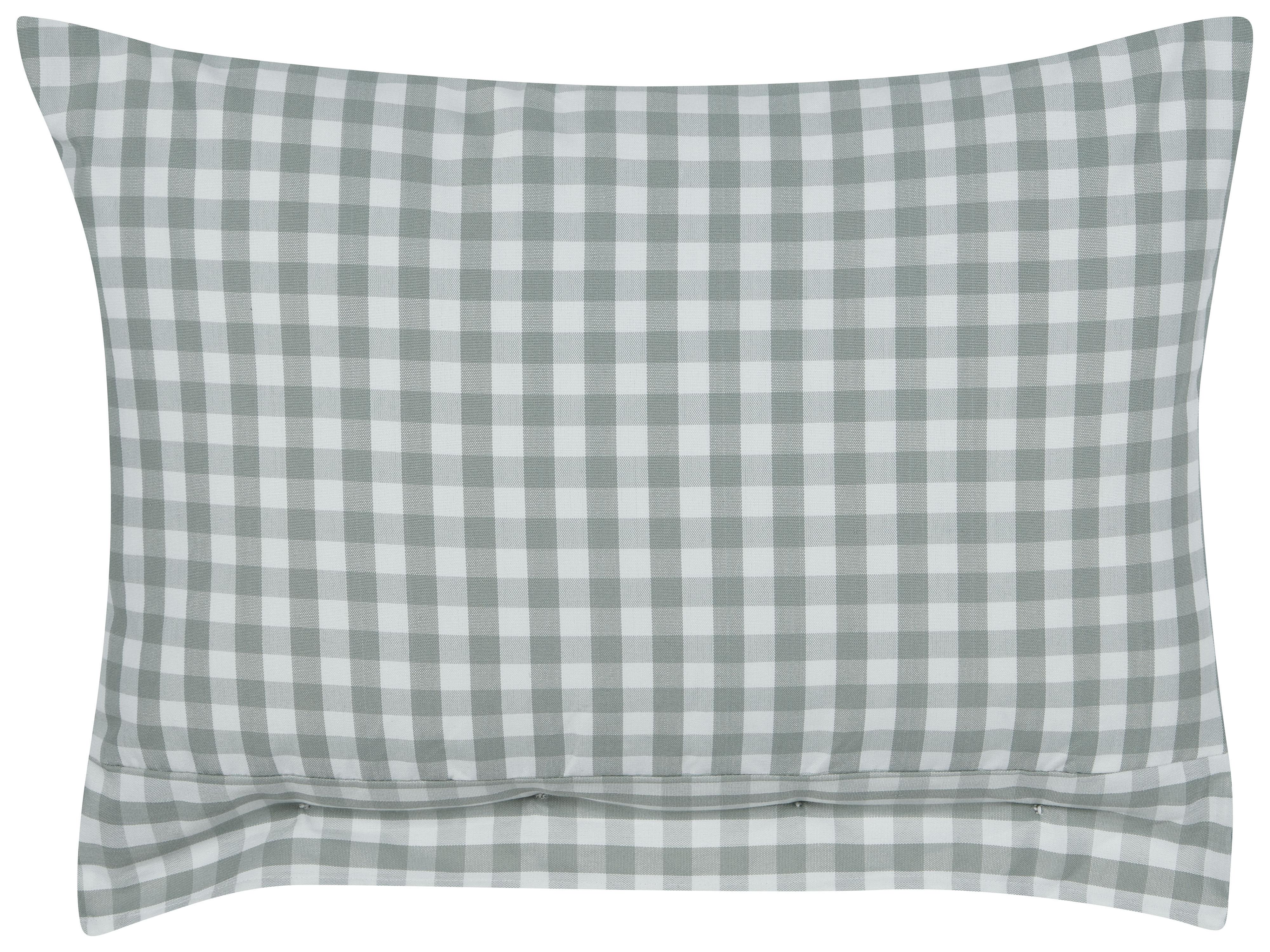 Sierkussen TALYA 40 x 60 cm Mintgroen geblokt patroon