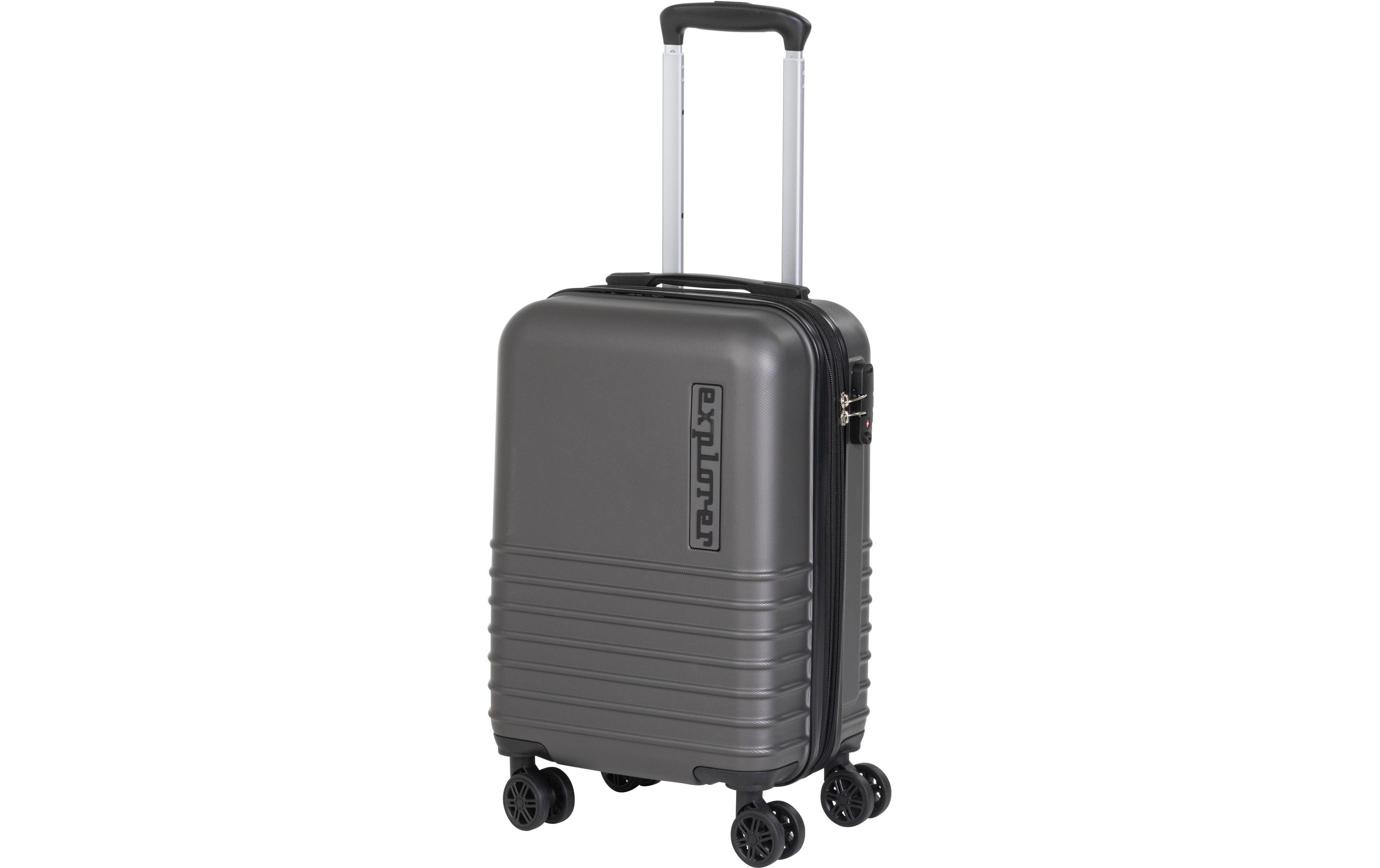 Reisekofferset Explorer 2-teilig, AnthrazitZwei Trolleys unterschiedlicher Grösse