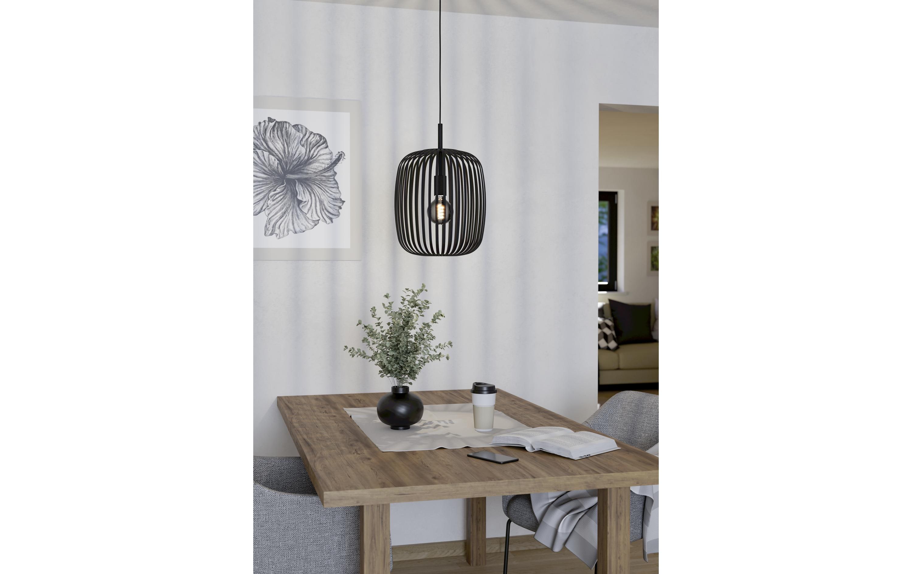 Pendelleuchte Zigbee ROMAZZINA schwarz E27Hängeleuchte