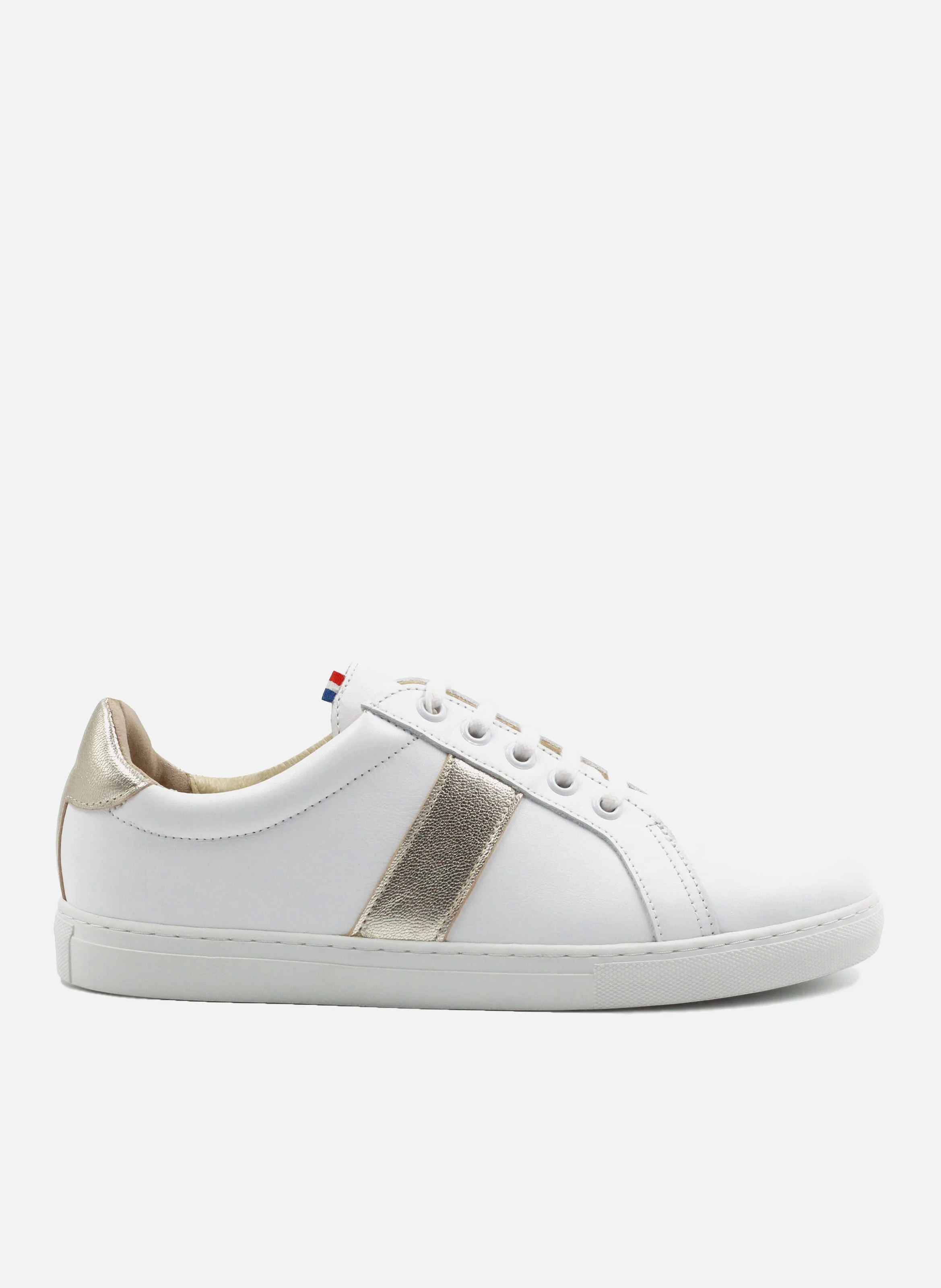Baskets mif cuir | Blanc