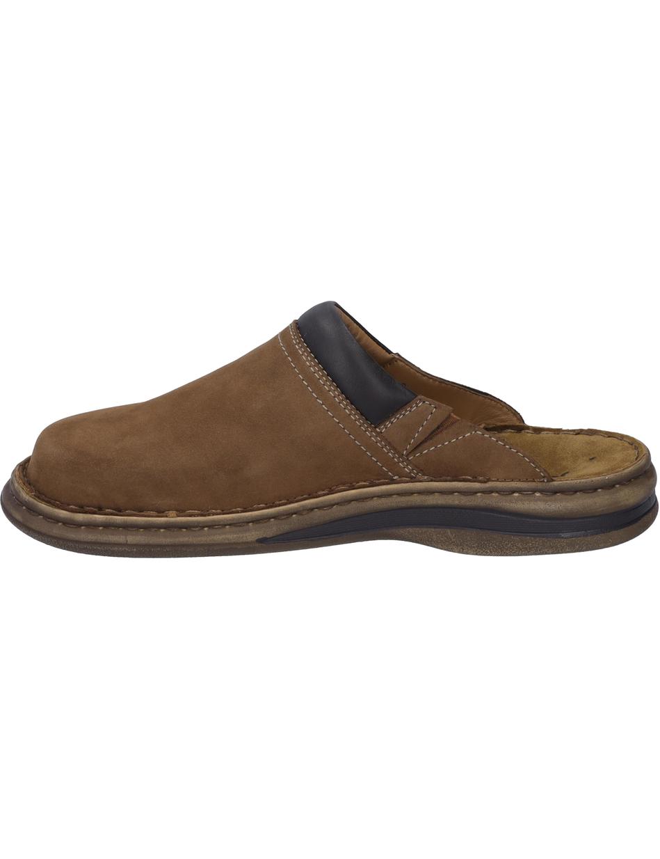 Clog Max, cognac-kombi